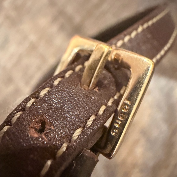 Gucci Dark Brown Braided Heels - Picture 3 of 8